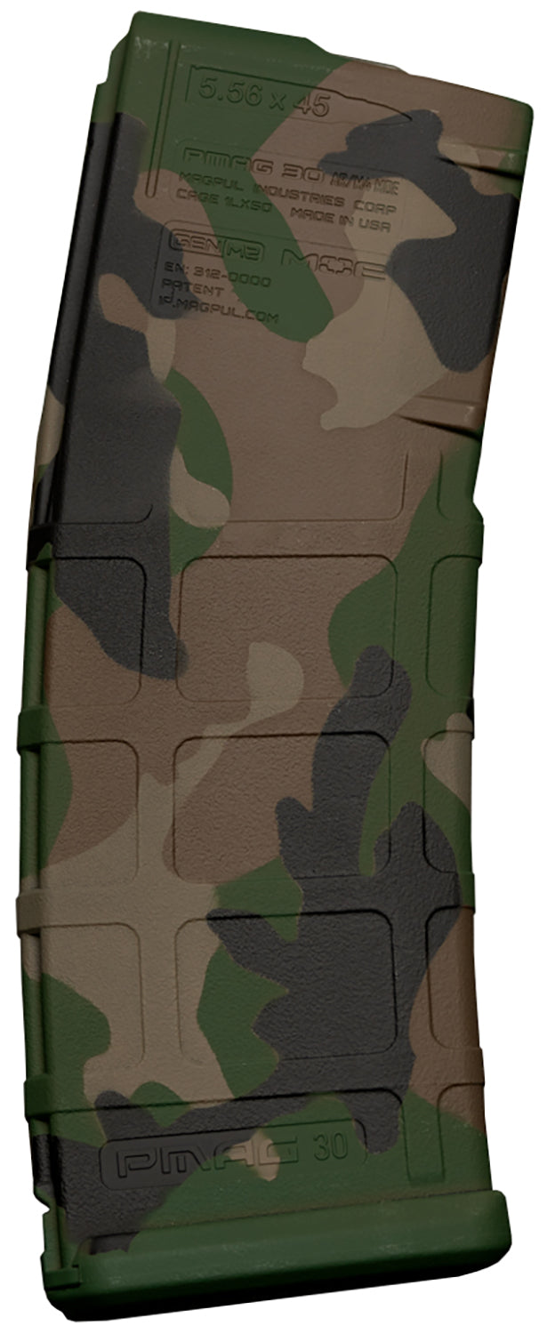 Weapon Works 228034 30rd PMAG GEN M2 MOE AR/M4 M81 Woodland Polymer Rifle Magazine
