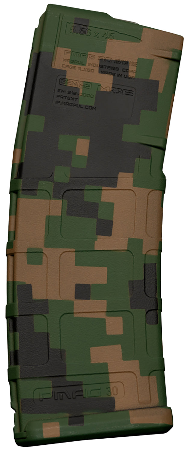 Weapon Works 228047 30rd PMAG GEN M2 MOE AR/M4 Marpat Woodland Polymer Rifle Magazine