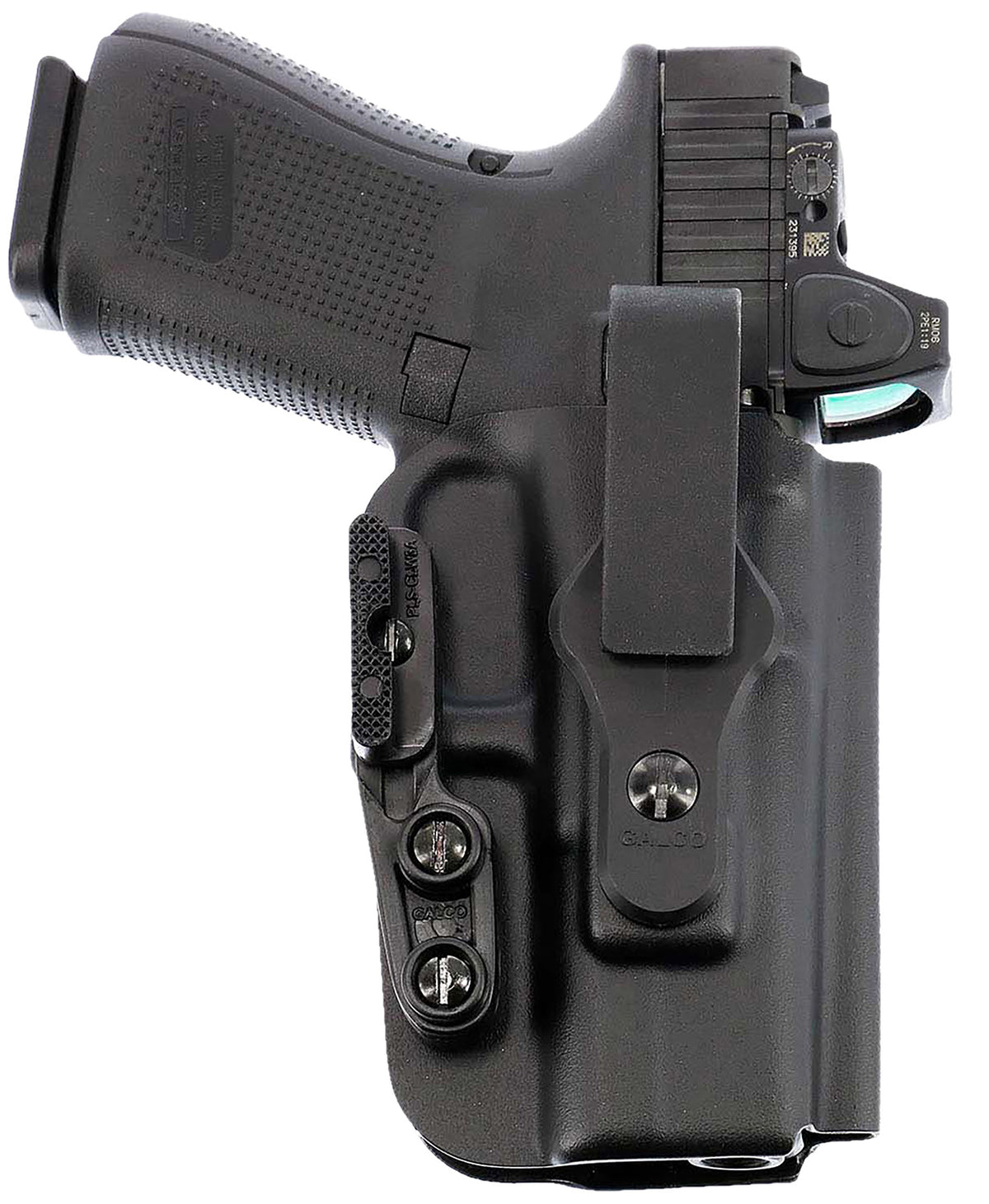 Galco TR3286RB Triton 3.0 Inside Waistband Black Kydex Holster for Glock 26/27