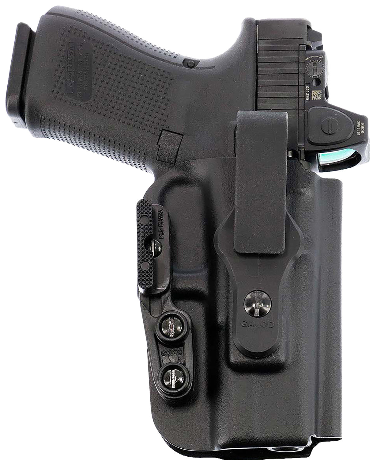 Galco TR3800RB Triton 3.0 Inside Waistband Black Kydex Holster Glock 43X MOS