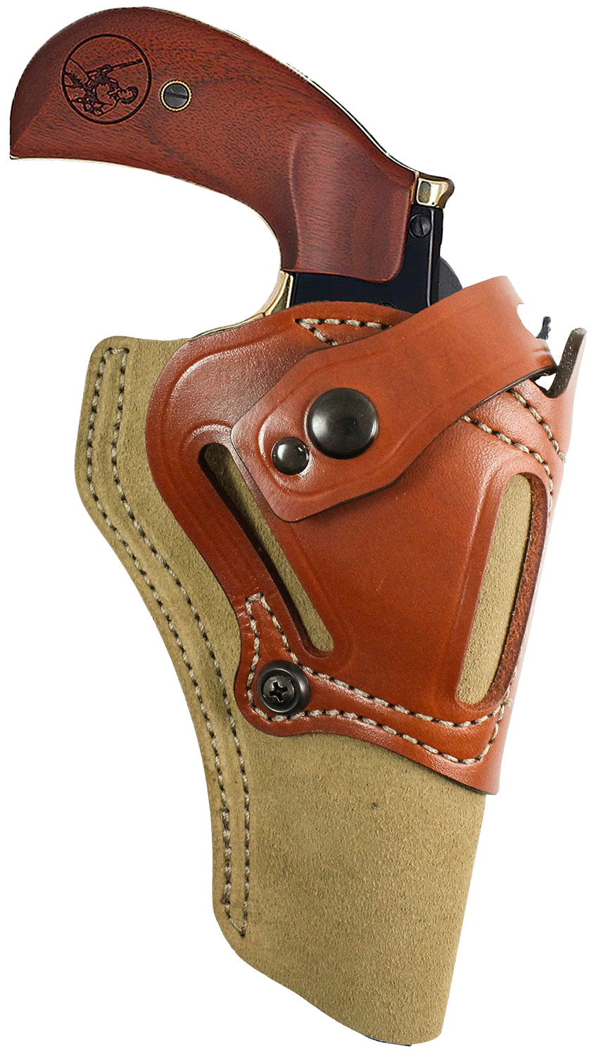 DeSantis Gunhide Wild Hog Field and Range OWB Natural Leather Holster Henry Big Boy Ambi