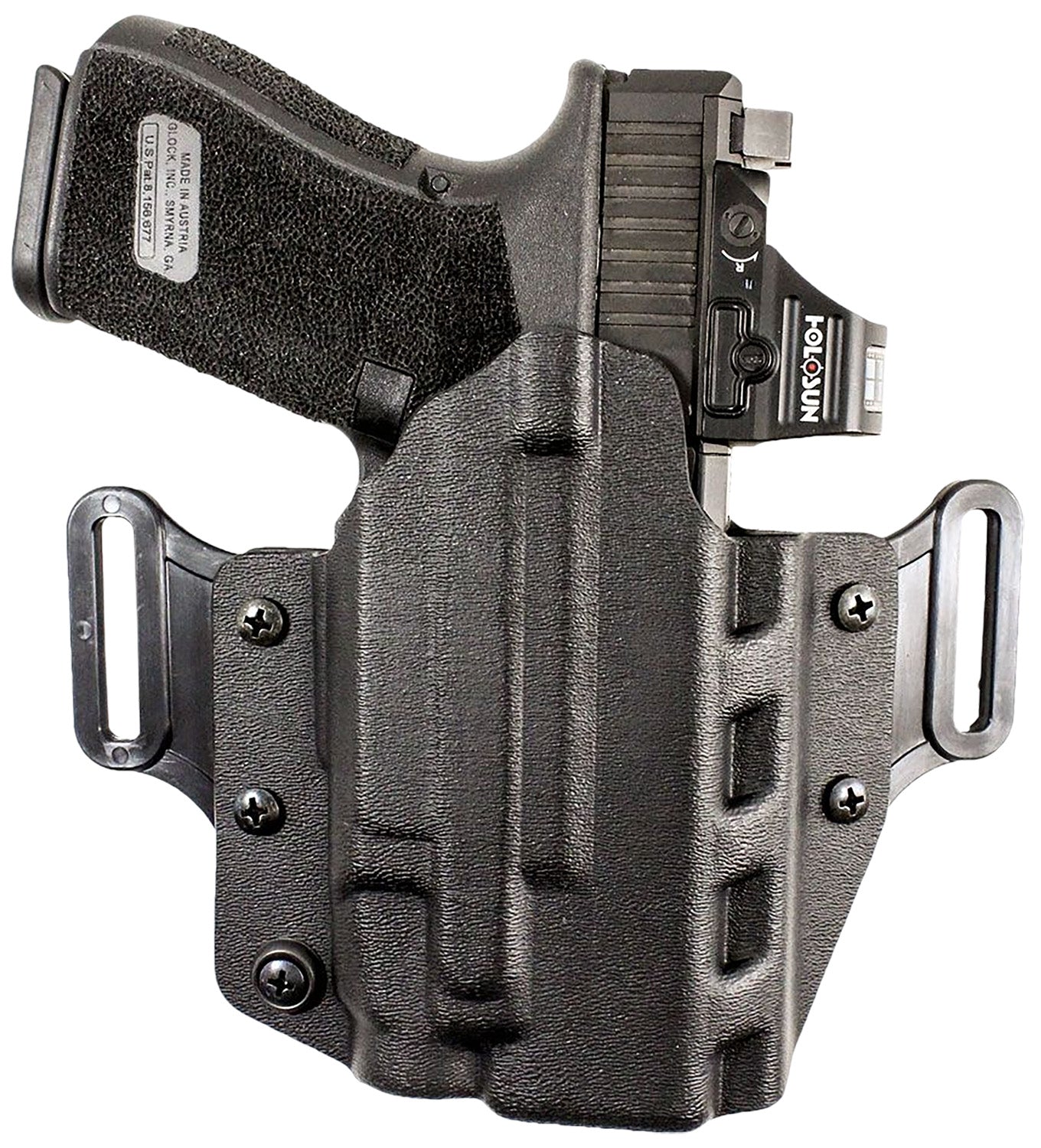 DeSantis Gunhide Veiled Partner OWB Kydex Holster for Glock 19/23/32/45 Optics Compatible Ambi