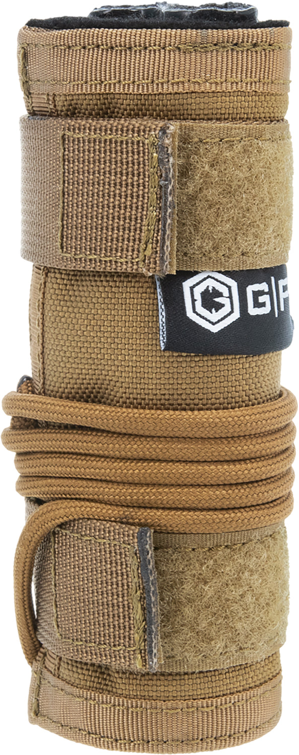 GPS GPST80022LR5T Suppressor Cover Tactical 22 LR 1000D Nylon Tan Heat Resistant Lining