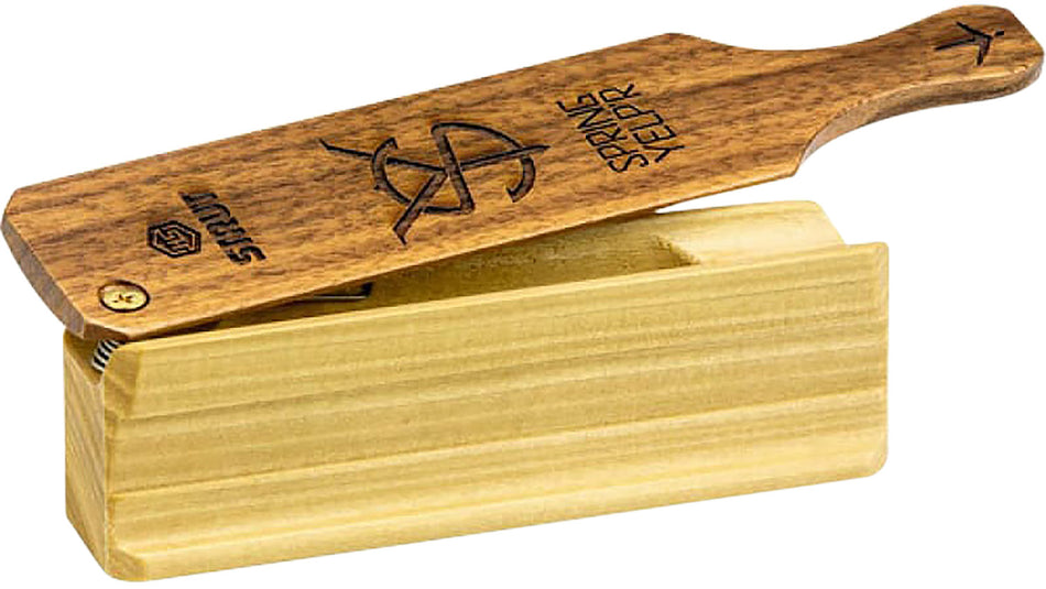 Hunters Specialties Spring Yelper Box Call American Poplar and Walnut Turkey Hunting