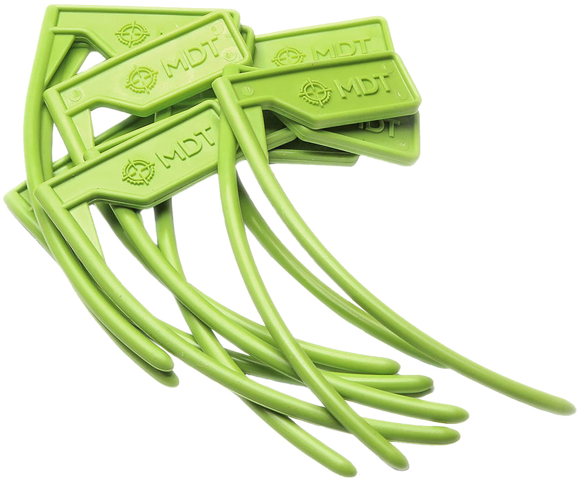 MDT Chamber Flag 22 Caliber and Up Black Green 10-Pack