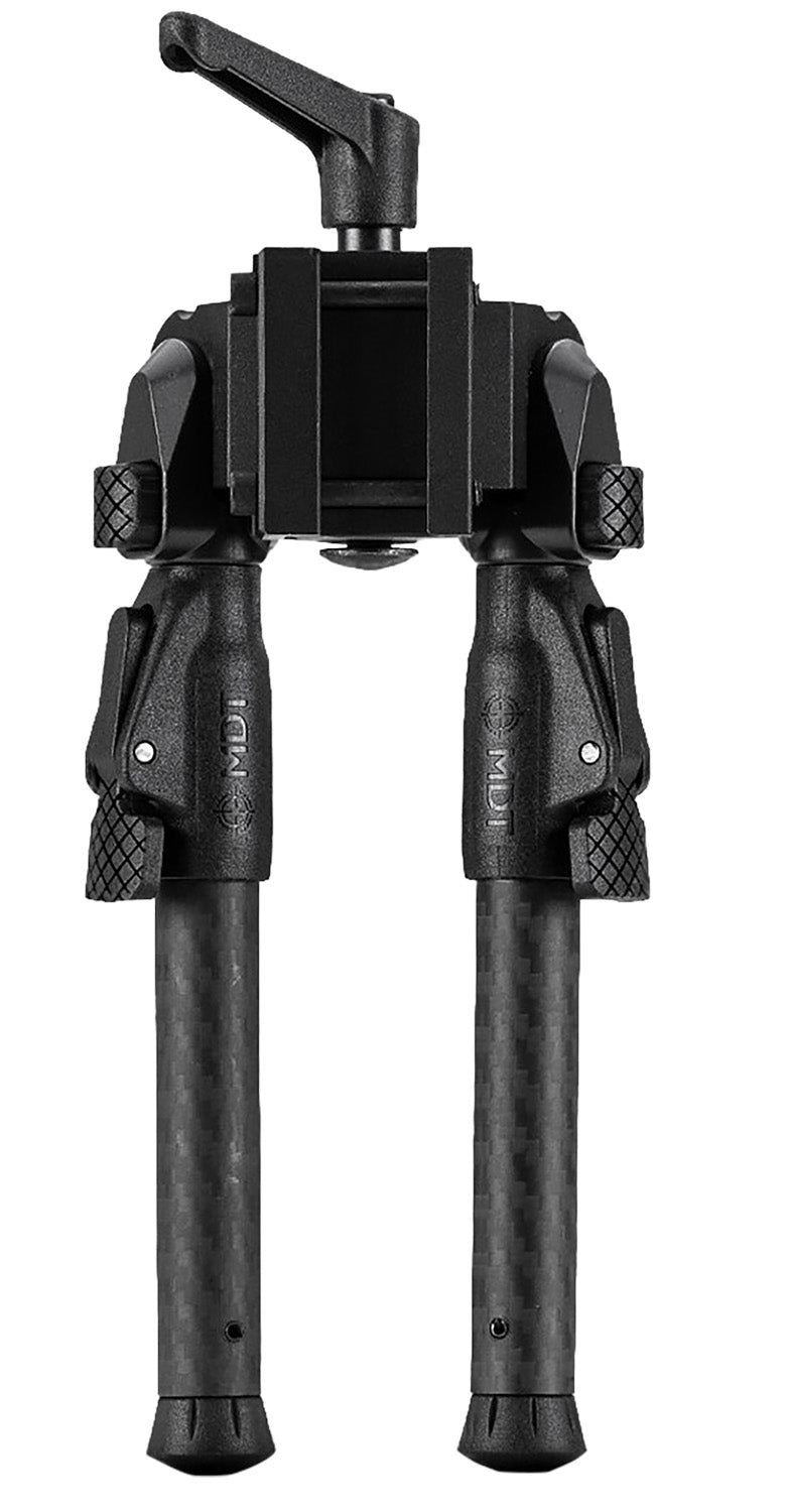 MDT GRND-POD Black Aluminum Bipod with Spiked Feet, 4.5"-9.0", Picatinny Rail Mount