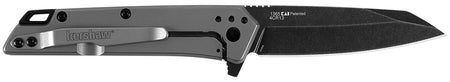Kershaw 1365X Misdirect 2.90" SpeedSafe Folder Reverse Tanto BlackWash Blade, Bead Blasted Stainless Steel Handle