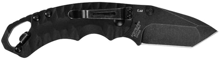 Kershaw 8750TBLKBWX Shuffle II 2.60" Folder Tanto Black Oxide 8Cr14MoV SS Blade, Black Glass-Filled Nylon Handle