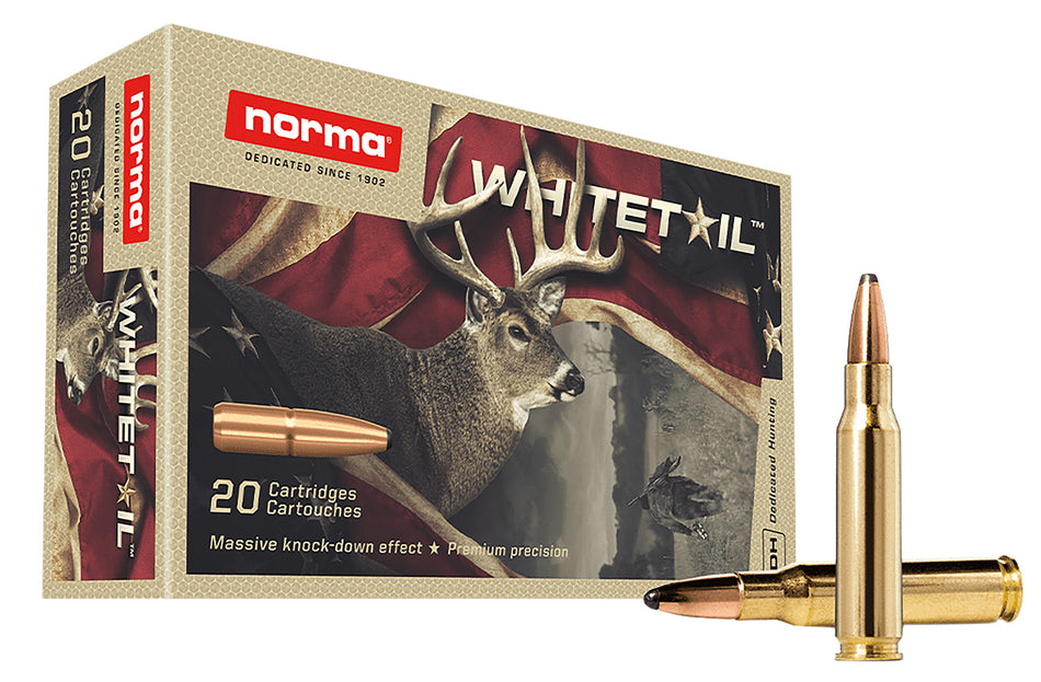 Norma .30-30 Winchester Rifle Ammo Whitetail Soft Point JSP 150 grain 