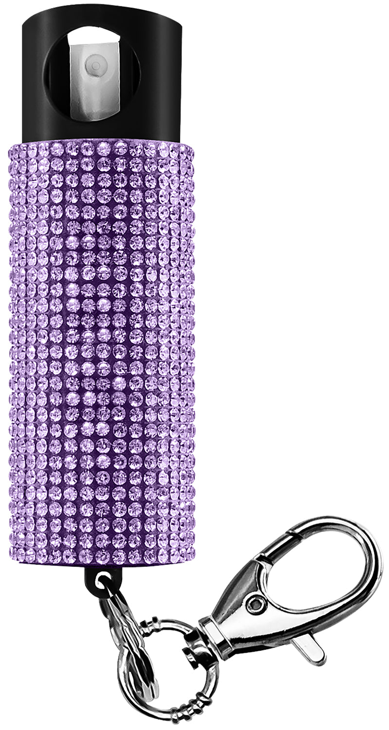 Guard Dog Security PSGDBOPR 18% OC Pepper Spray with UV Dye Purple Keychain 0.50 oz 16 ft