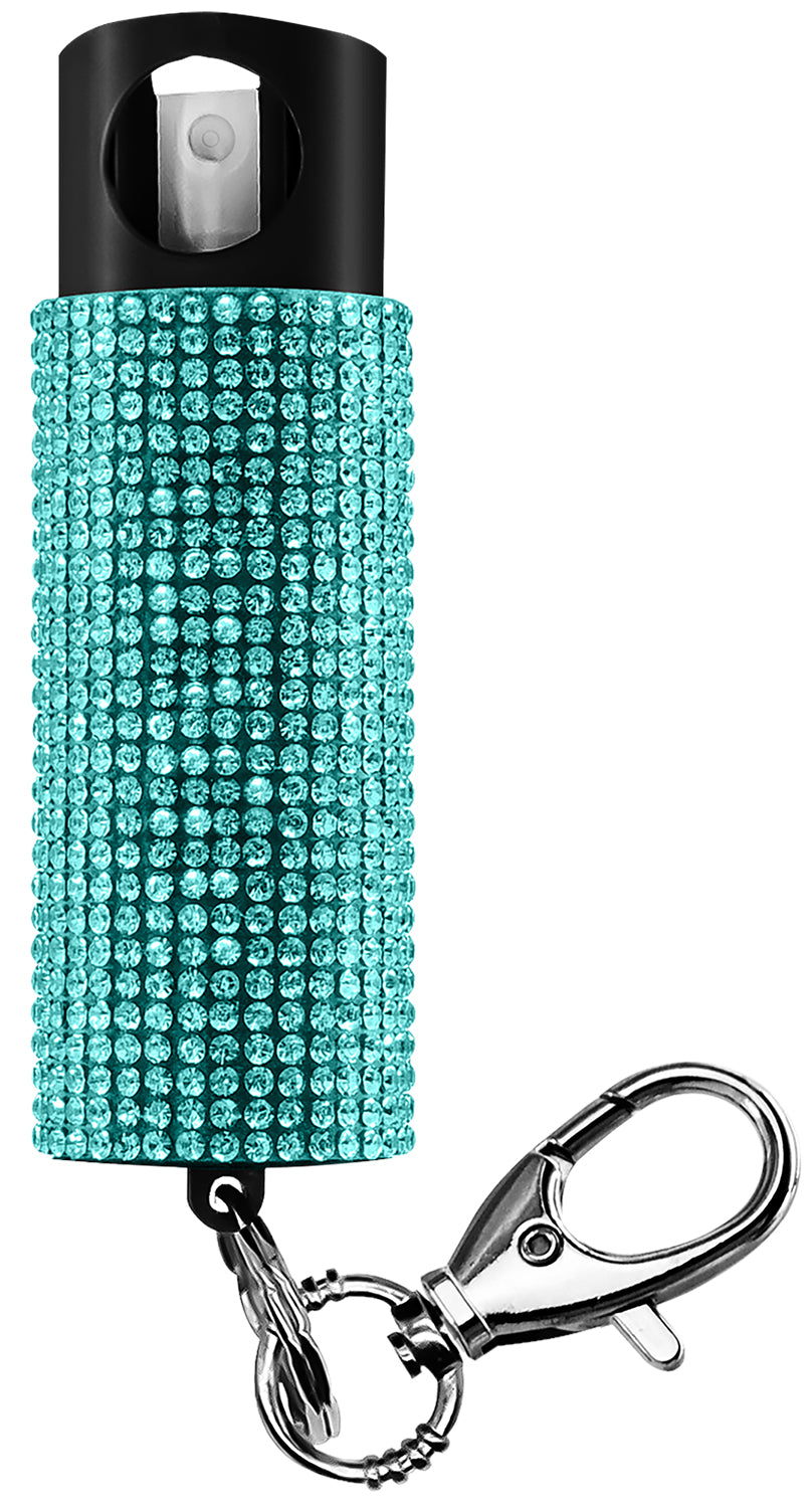 Skyline USA PSGDBOTL Bling-It-On Pepper Spray Teal 0.50oz 16ft OC/UV Dye