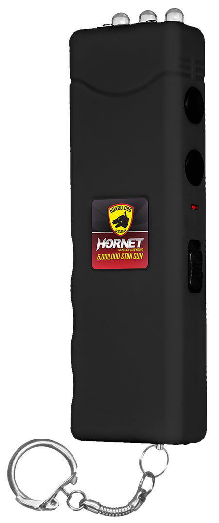 Guard Dog Security SGGDH6000BK Hornet Mini Keychain Stun Gun Black with LED Light
