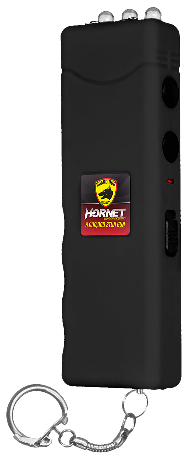 Guard Dog Security SGGDH6000BK Hornet Mini Keychain Stun Gun Black with LED Light
