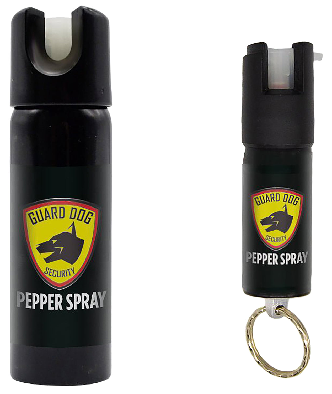 Guard Dog Security PSGDHA 2-Pack Pepper Spray 3 oz Home and 0.5 oz Keychain OC with UV Dye