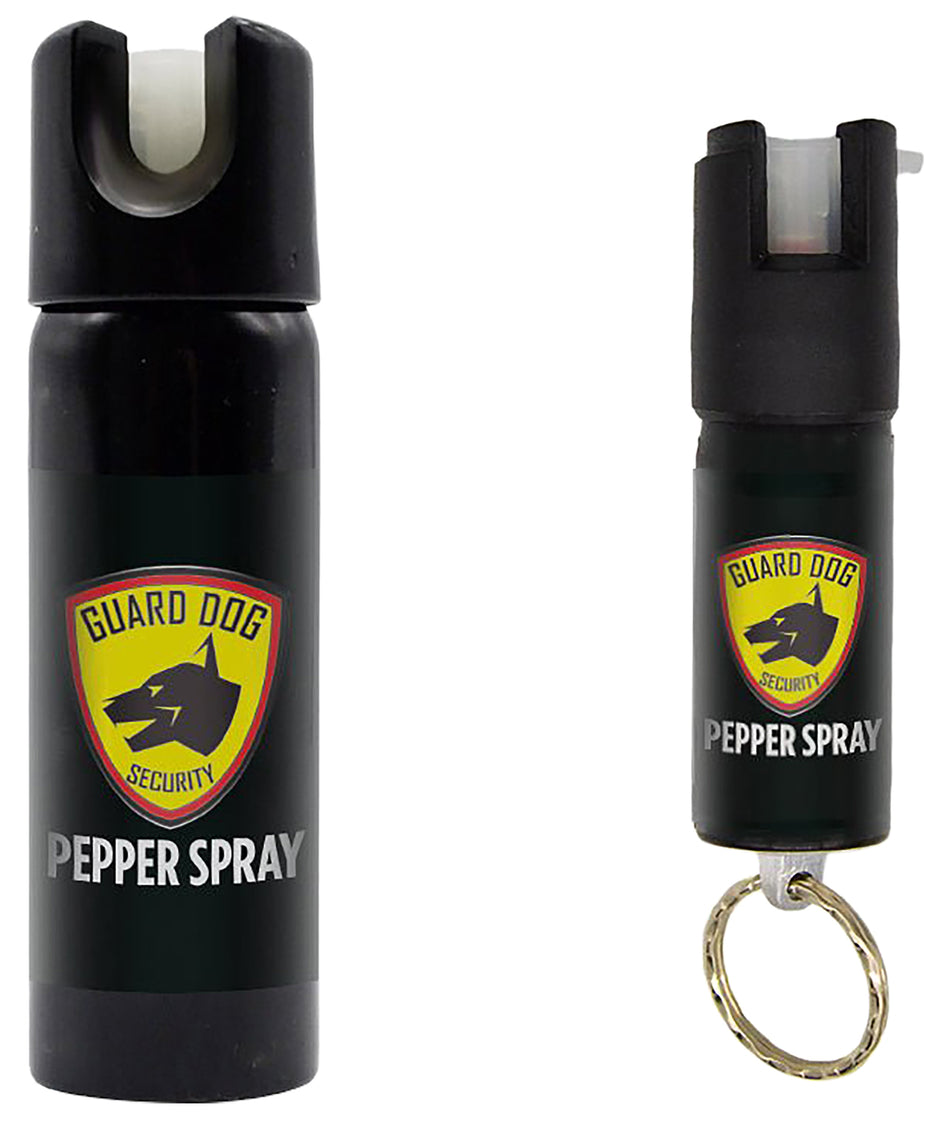 Guard Dog Security PSGDHA 2-Pack Pepper Spray 3 oz Home and 0.5 oz Keychain OC with UV Dye