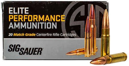 Sig Sauer .300 AAC Blackout Rifle Ammo Subsonic tactical rifle Hollow Point Boat Tail BTHP 194 grain 
