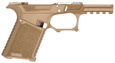 SCT Manufacturing 0225000100IA Compact Polymer Frame for Gen3 19/23/32 - Flat Dark Earth, Aggressive Texture Grip, Includes Locking Block