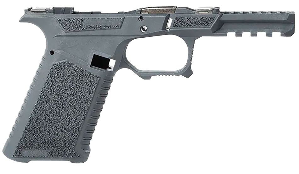 SCT Manufacturing 0225010100IC Full Size Gray Polymer Frame for Gen3 17/22/31 - Aggressive Texture Grip, Includes Locking Block