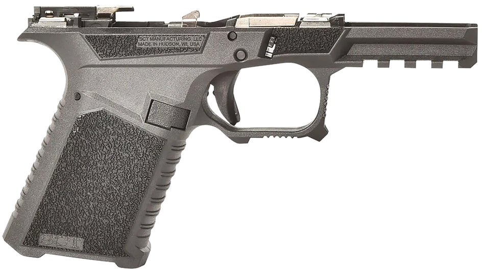 SCT Manufacturing 226000000 Compact Black Polymer Frame for Gen3 19/23/32 - Aggressive Texture Grip