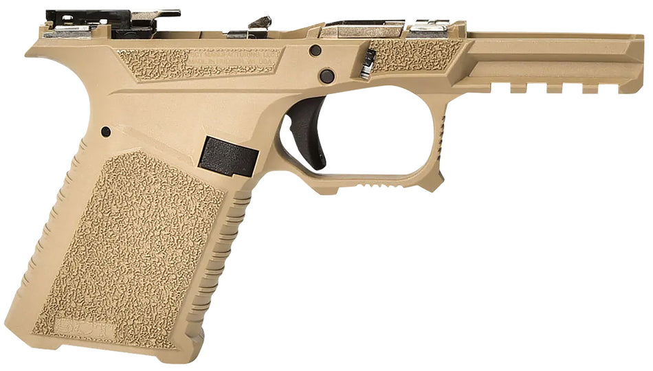 SCT Manufacturing 0226000000IA Compact Flat Dark Earth Polymer Frame for Gen3 19/23/32 - Aggressive Texture Grip