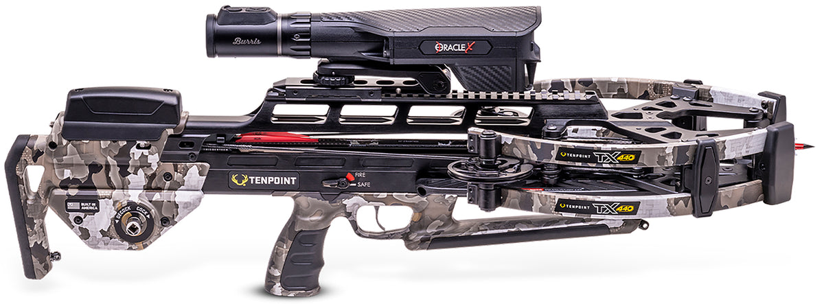 TenPoint CB240027869 TX 440 440 FPS Crossbow with ACUslide Maxx and Burris Oracle Vektra