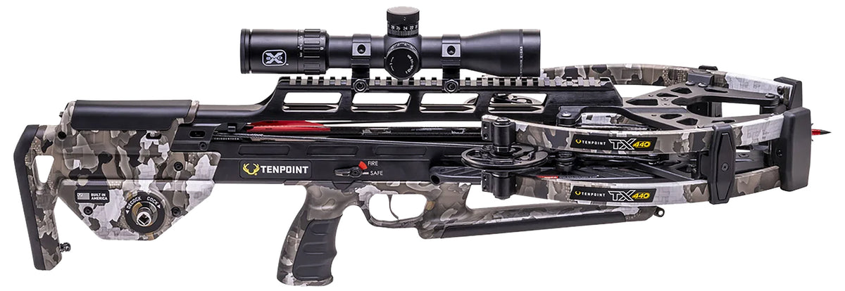 TenPoint CB240027899 TRX 440 440 FPS Crossbow with ACUslide Maxx and EVO-X Elite Scope