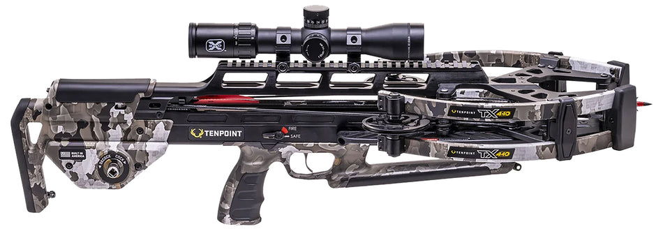 TenPoint CB240027899 TRX 440 440 FPS Crossbow with ACUslide Maxx and EVO-X Elite Scope
