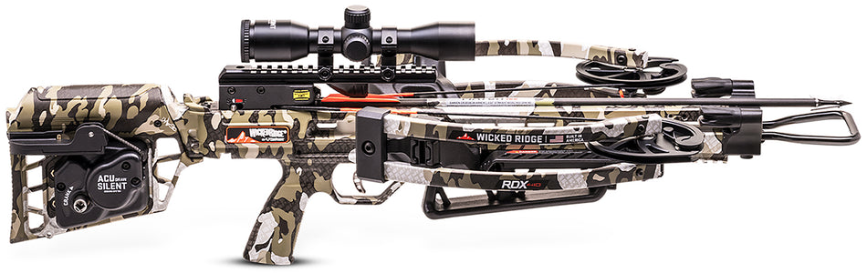 TenPoint WR240604556 RDX 410 410 FPS Reverse-Draw Crossbow ACUdraw Silent Pro-View 400 Peak XT