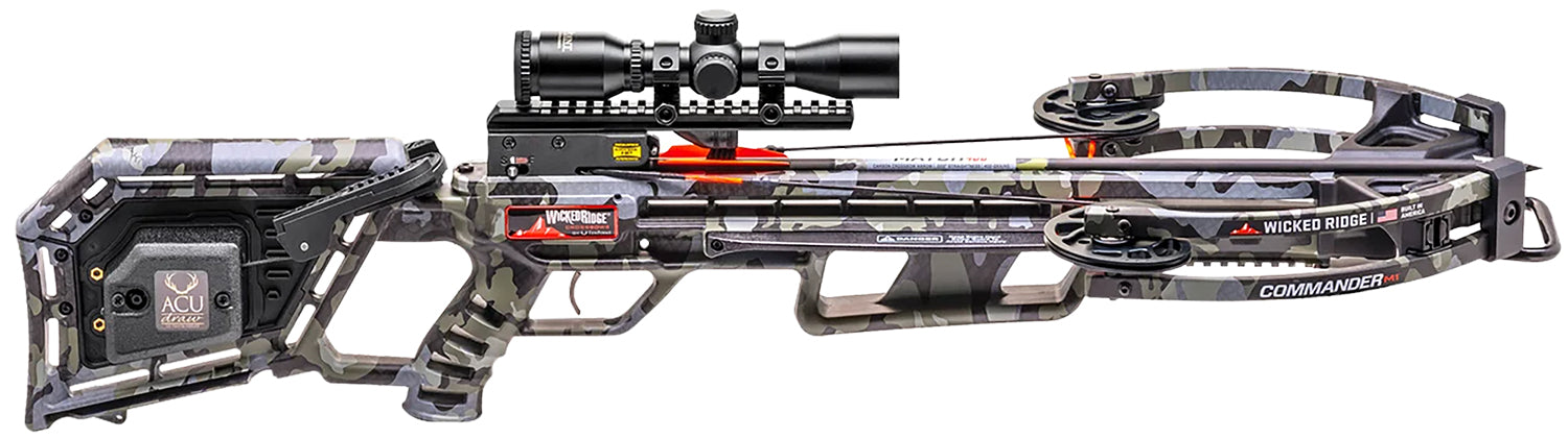 TenPoint WR240039532 Commander M1 Crossbow with ACUdraw and Multi-Line Scope Peak Camo