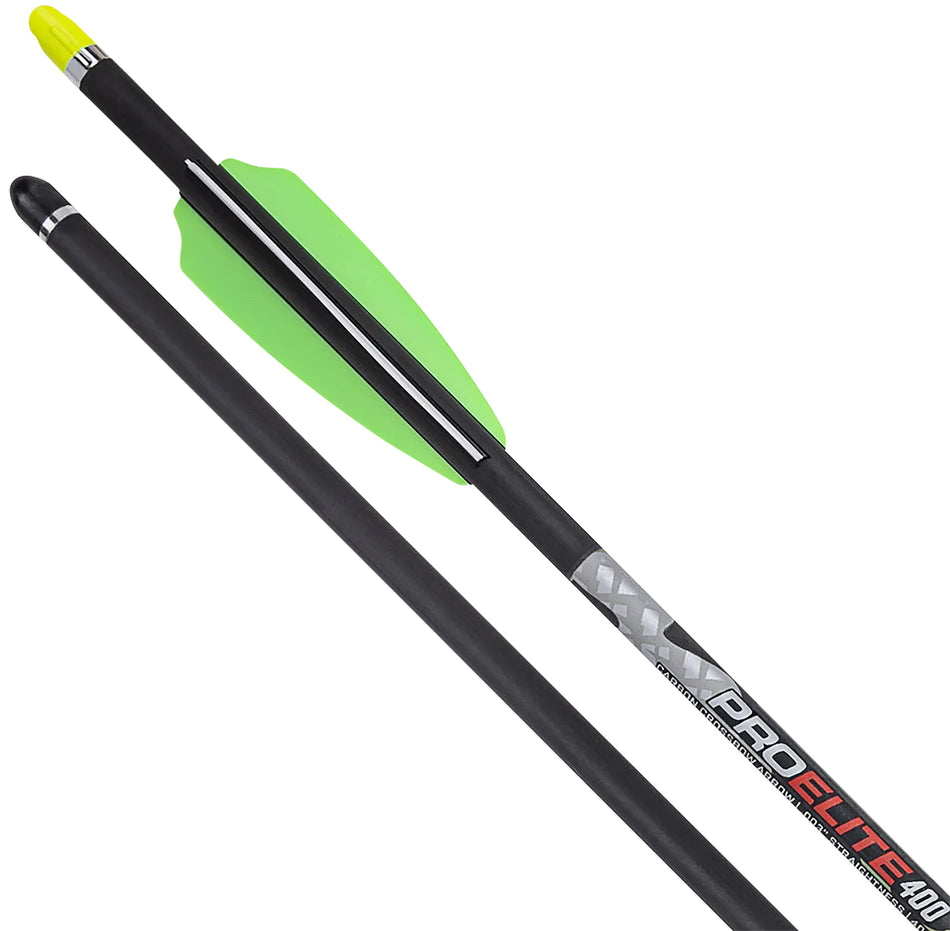 TenPoint HEA6606 Pro Elite 400 20" Carbon Arrow Alpha Nock HP .003 Straightness Yellow