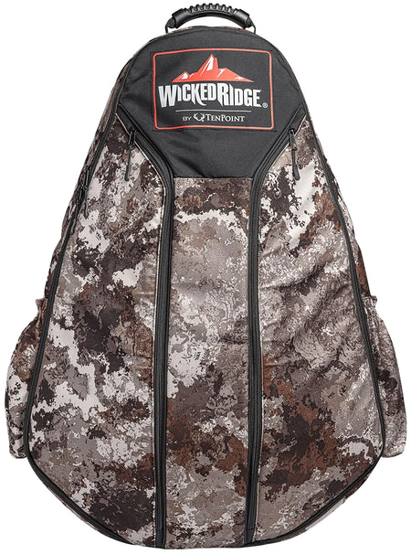Tenpoint Wicked Ridge Ambush Bowpack Black with Zippered External Pockets