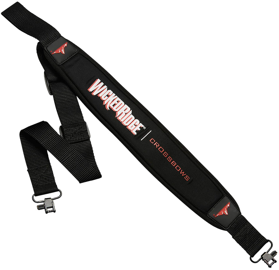 Wicked Ridge Neoprene Sling Black with Custom Swivels by Tenpoint WRA004