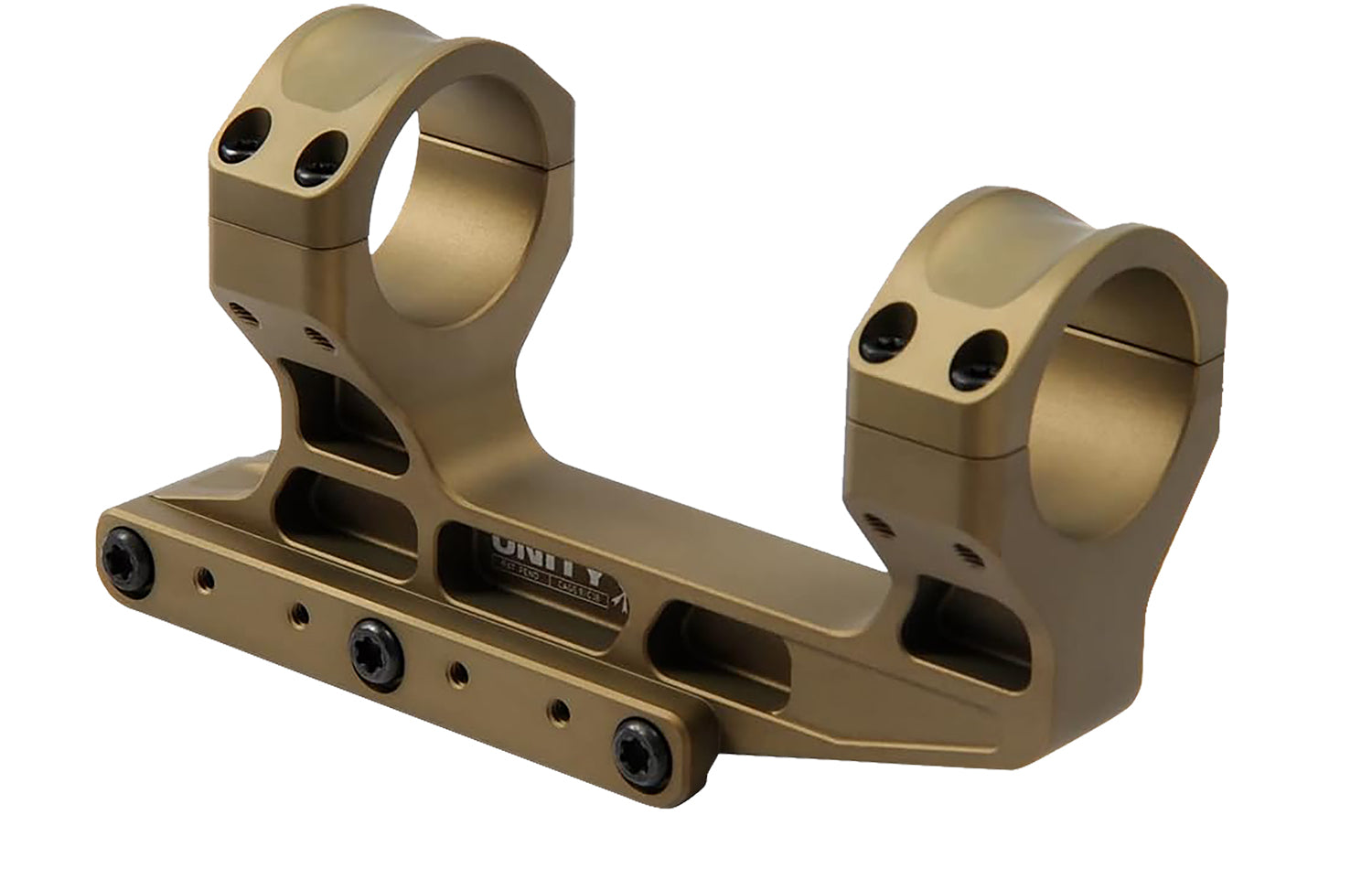 Unity Tactical FAST LPVO 30mm Optic Mount Ring Combo FDE