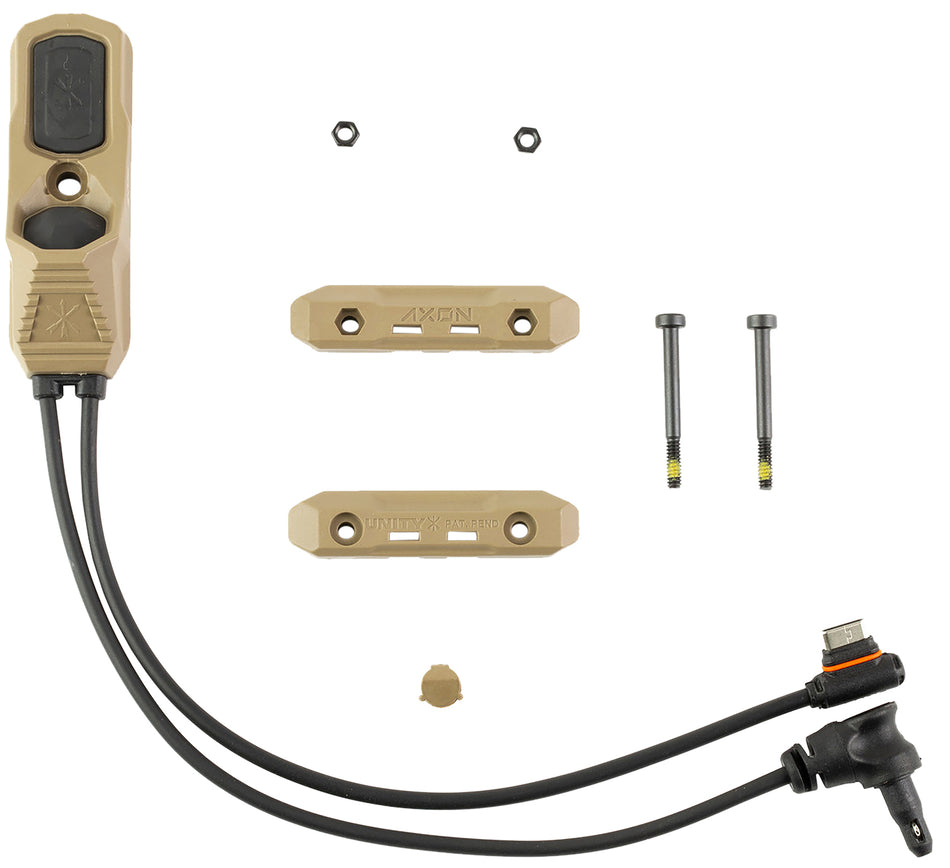 Unity Tactical LLC AXNUCI7F AXON FDE USB-C Dual-Button Remote Switch Crane Laser