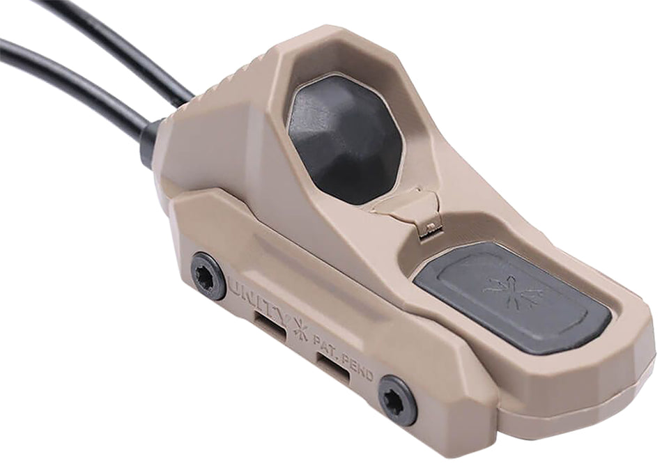Unity Tactical LLC AXNSI7F Axon FDE SureFire Crane Dual-Button Remote Switch