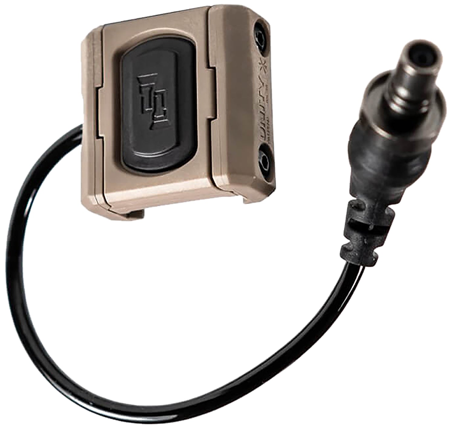 Unity Tactical ModButton Lite FDE SureFire Compatible 4.5in Single Lead Switch