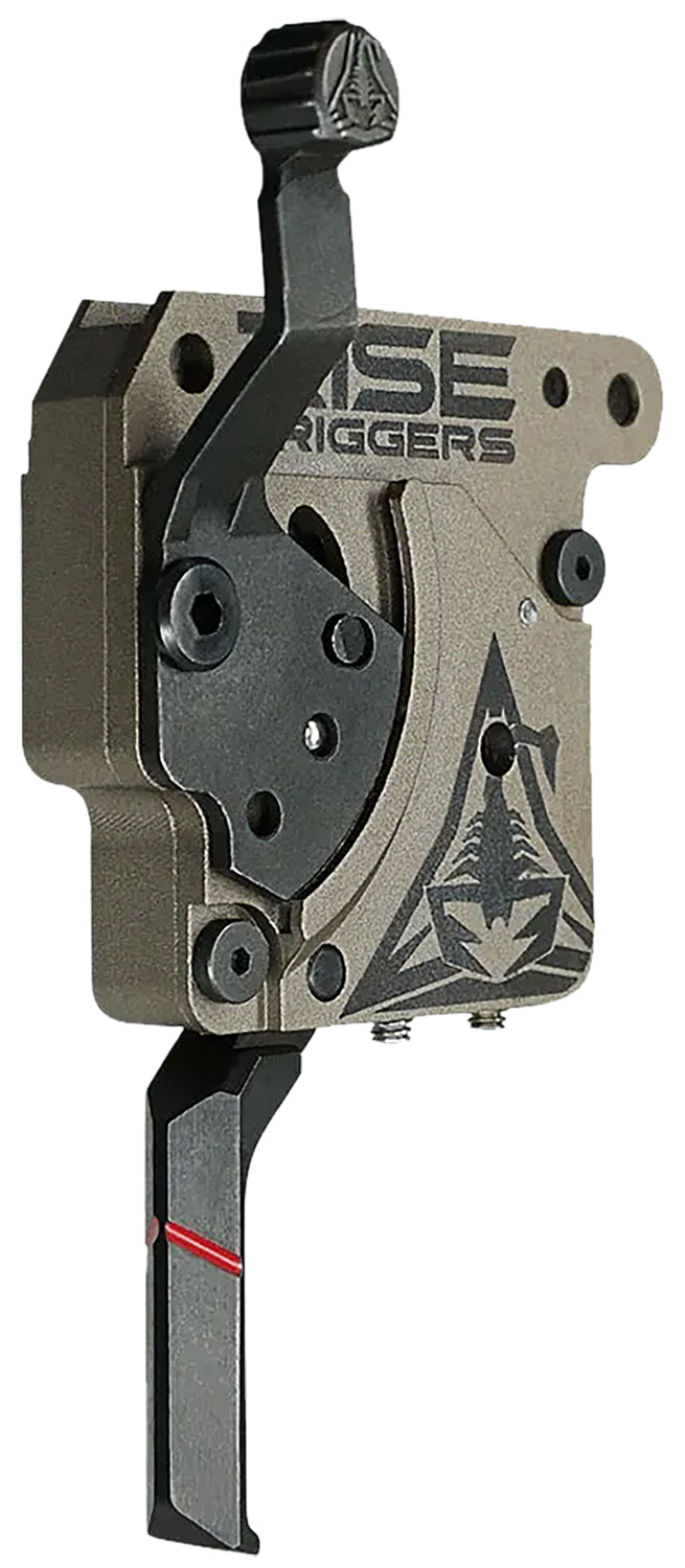 Rise Armament Reliant Flat Trigger Black and FDE Rem 700 Compatible