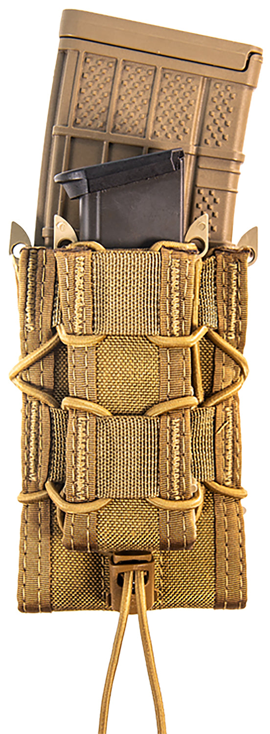 HSGI 17DD00CB Double Decker TACO LT Coyote Cordura MOLLE Mount Mag Pouch