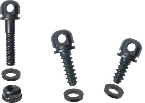 Outdoor Connection Swivel Base Set BO5 – Black Steel for Wood, Laminate & Synthetic Stocks