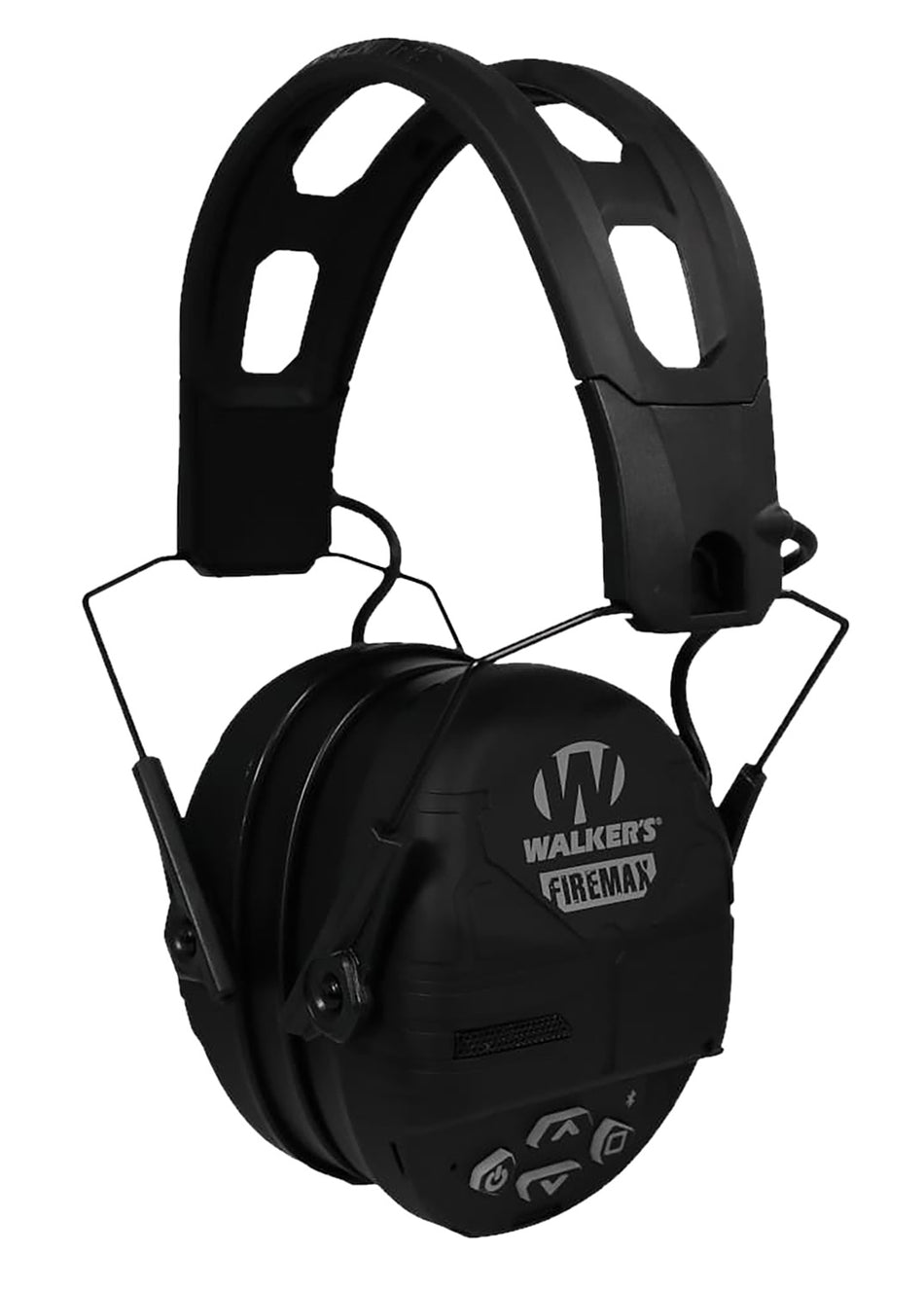 Walker's FireMax Bluetooth Digital Muff with SAC Technology 23 dB NRR Black
