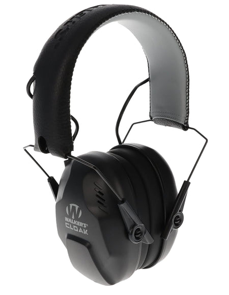 Walker's Cloak Dual Mic Electronic Hearing Protection Muff 23-25 dB Black
