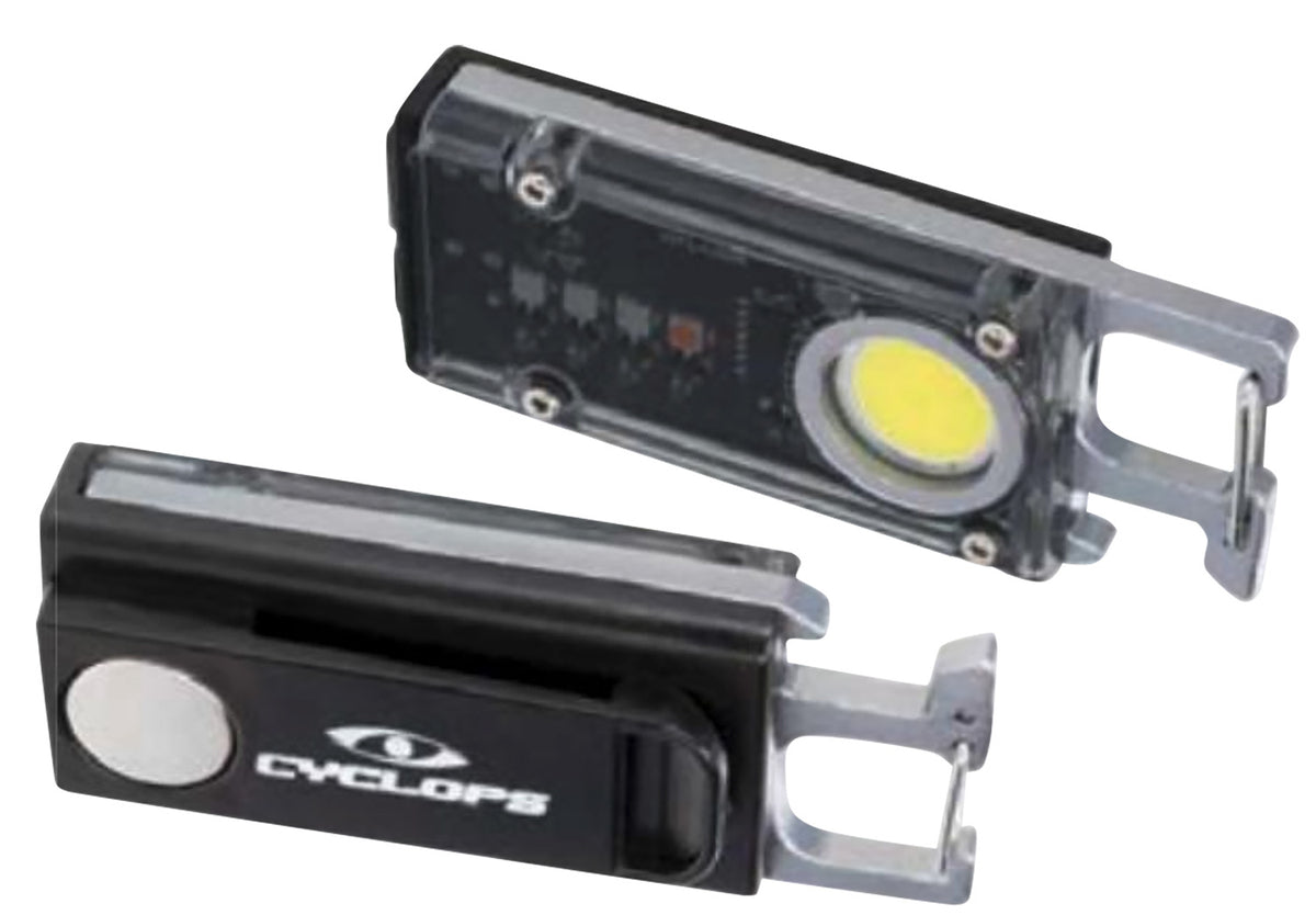 Cyclops Flash Clip CYC-FLSHCLIP 300 Lumen Red/Green/Purple/Blue Black Keychain Light