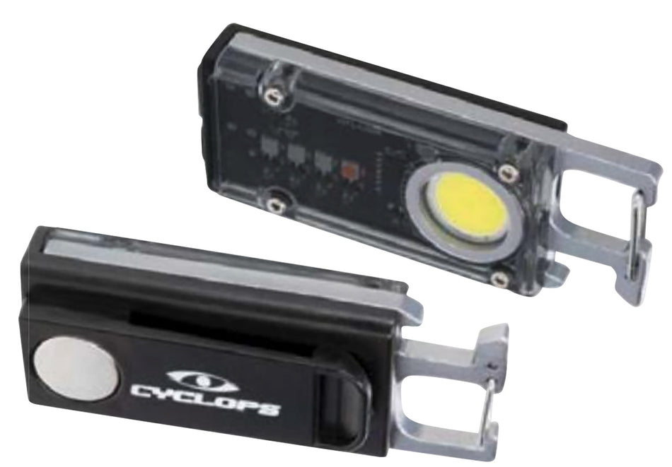 Cyclops Flash Clip CYC-FLSHCLIP 300 Lumen Red/Green/Purple/Blue Black Keychain Light