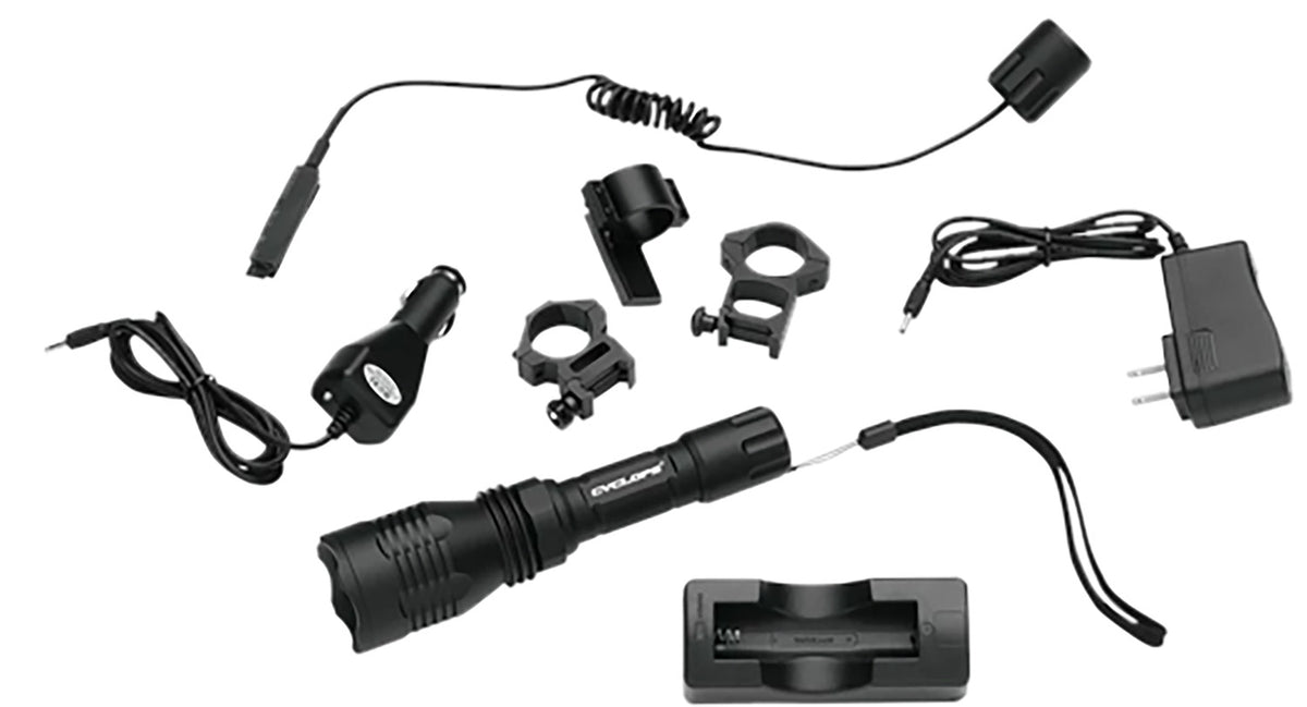 Cyclops VB250NC Varmint Rifle Light 250 Lumens Green LED Black Anodized