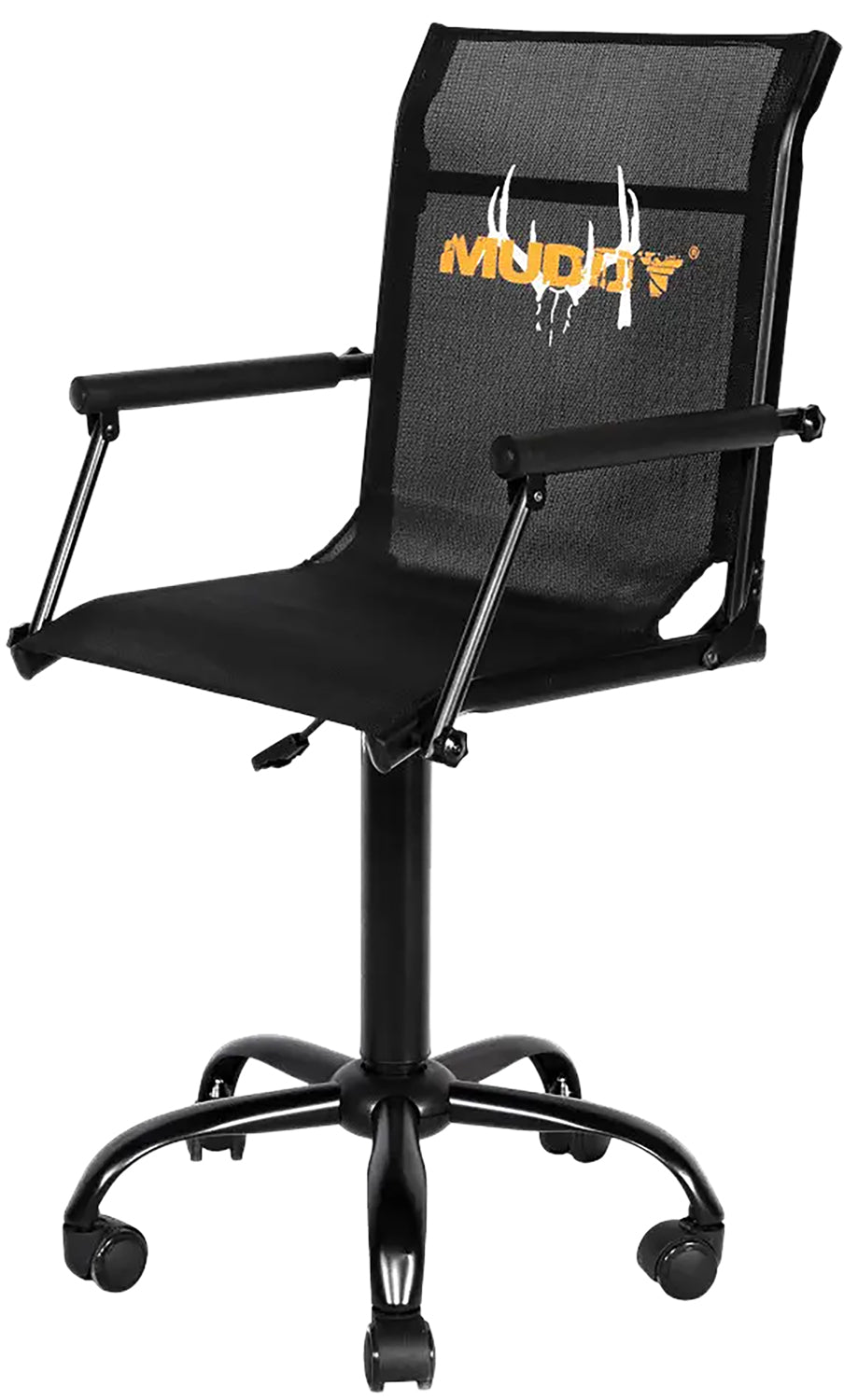 Muddy Swivel Roller Hunting Chair Black Flex-Tek/Steel MUDRSC