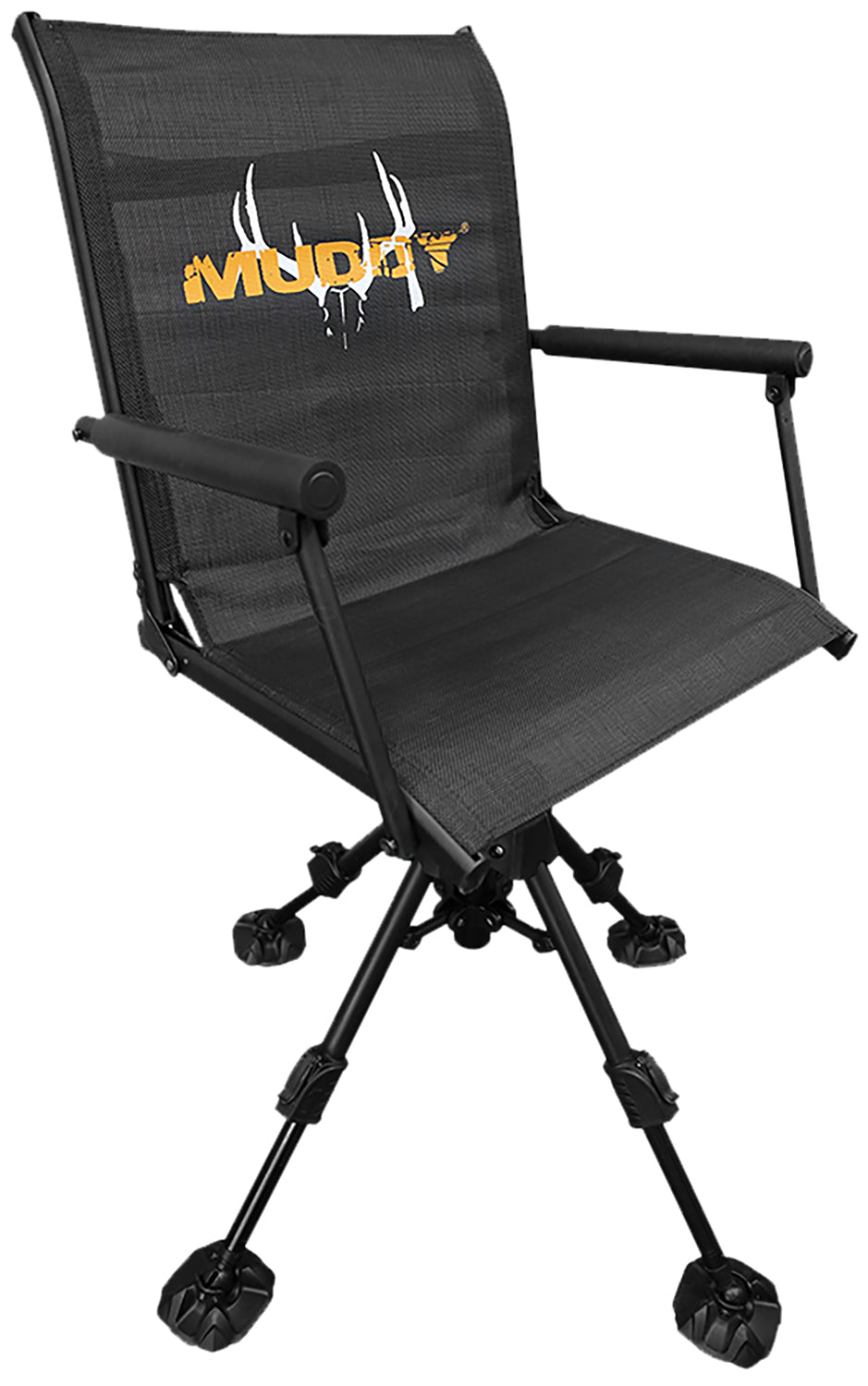 Muddy Swivel-Ease XT Ground Hunting Seat Black Flex-Tek/Steel MUDMGS400AL