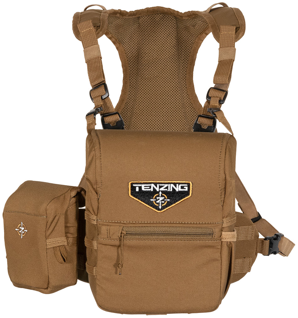 Tenzing Bino Harness Medium Tan Honeycomb Poly Oxford with Rangefinder Pocket
