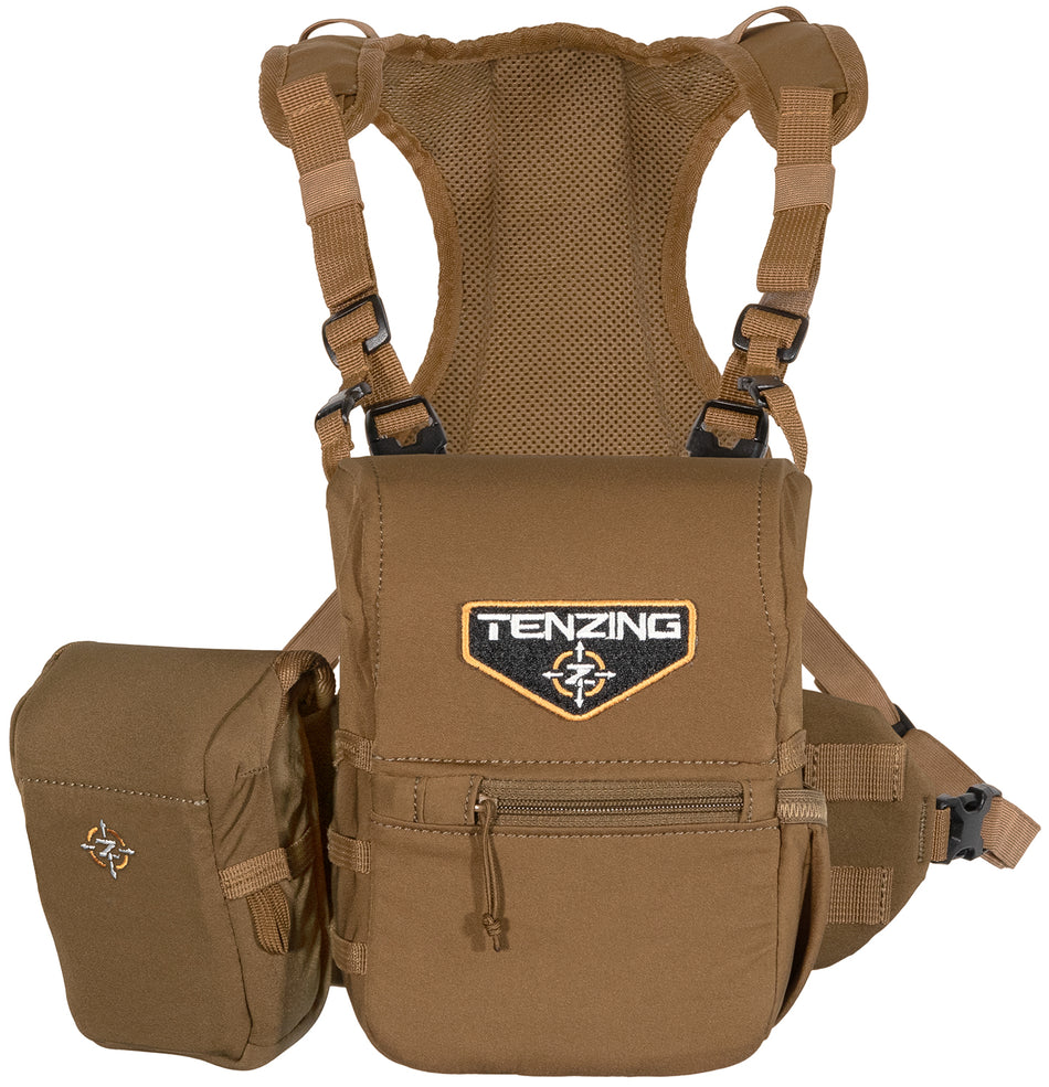 Tenzing Bino Harness Small Tan Honeycomb Poly Oxford with Rangefinder Pocket