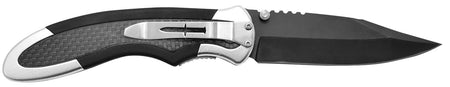 Camillus Chameleon Folding Knife 3.50" Drop Point Black Carbonitride Titanium AUS-8A SS Blade, Carbon Fiber and Aluminum Handle