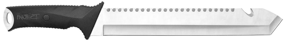 Camillus Carnivore Machete 18" Overall Titanium Bonded 440 SS 12" Multi-Grind Blade, Camo ABS Handle with Sheath